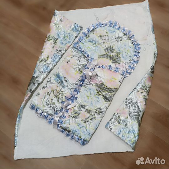 Конверт на выписку +одеяло (весна -лето)