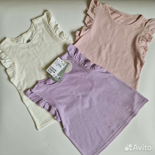 Новая футболка 98/104 Н&М девочке