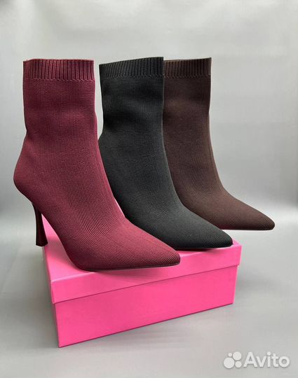 Ботильоны носочек на каблуке