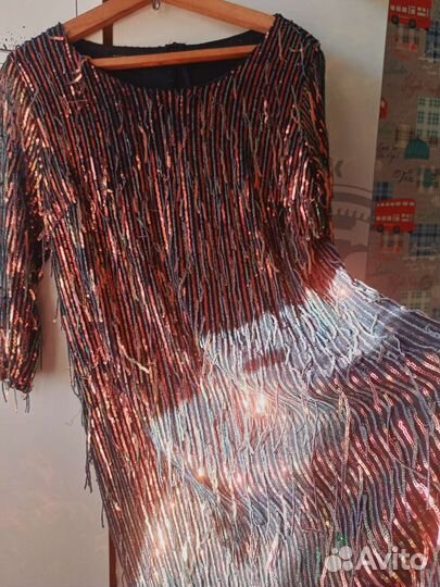 Праздничное платье из пайеток