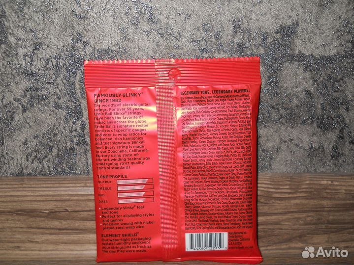 Струны э\г Ernie ball 2215 skinny TOP heavy bottom