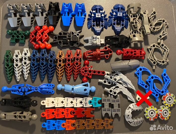 Маски и детали Lego Bionicle