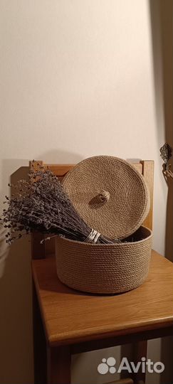 Корзина из джута