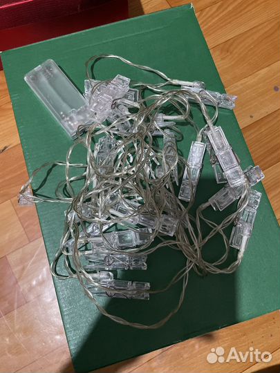 Гирлянда с прищепками