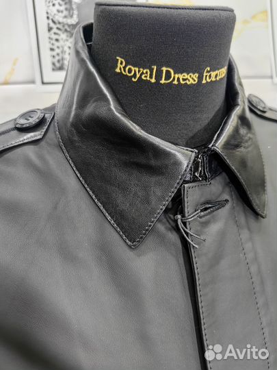 Куртка кожаная prada премиум, 56 размер