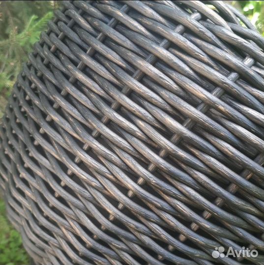 Кашпо из ротанга