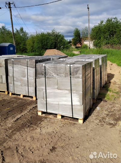 Строительный Пеноблок, Газобетон. В Наличии. Завод