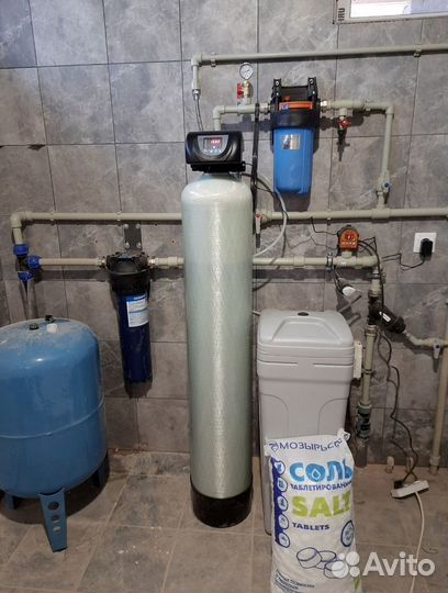 Система очистки воды из скважины и колодца