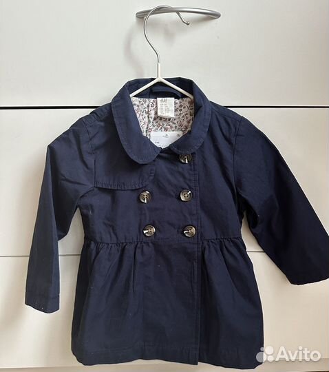 H&M новый тренч (плащ) на девочку, 80 р-р