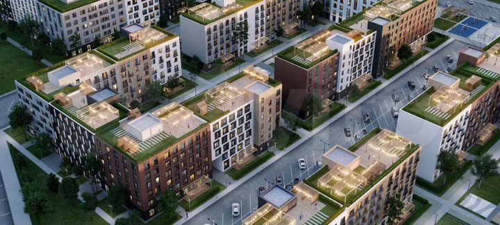 2-к. квартира, 54 м², 3/6 эт.