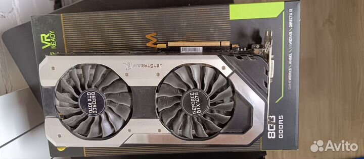 Видеокарта Palit GeForce GTX 1070 JetStream 8GB