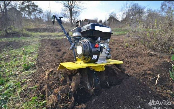 Вспахать огород мотоблоком