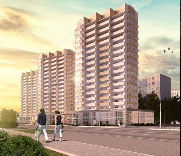 1-к. квартира, 51 м², 5/17 эт.