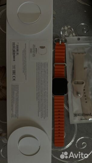 Часы apple watch 5 40 mm розовые