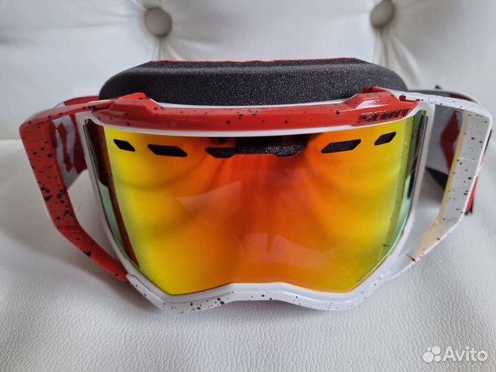 Очки scott Prospect Snow Cross LS white red red ch