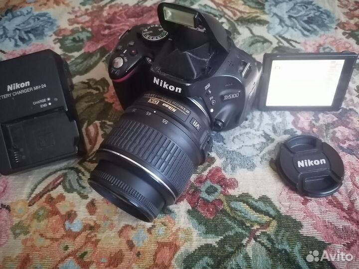 Nikon d5100 kit 18 55mm + сумка/чехол