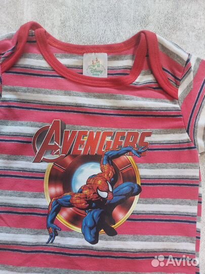 Боди с коротким рукавом Disney 68-74