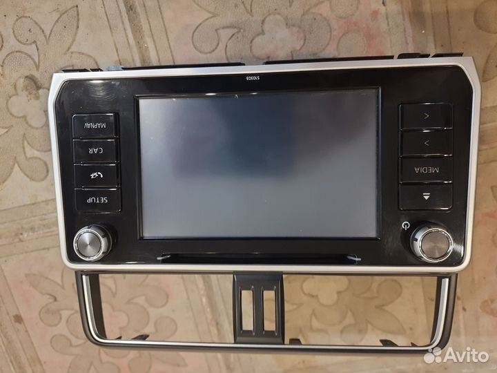 Штатная магнитола тойота ленд крузер прадо