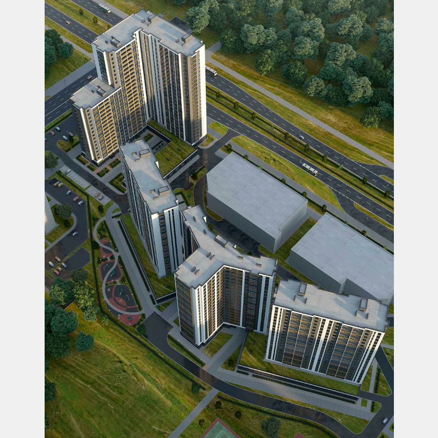 1-к. квартира, 37 м², 2/16 эт.