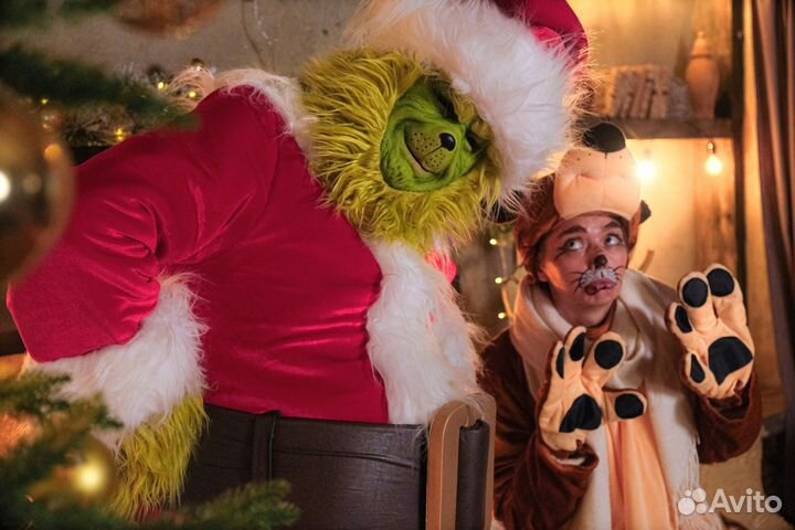 Поздравление с Новым годом от Гринча