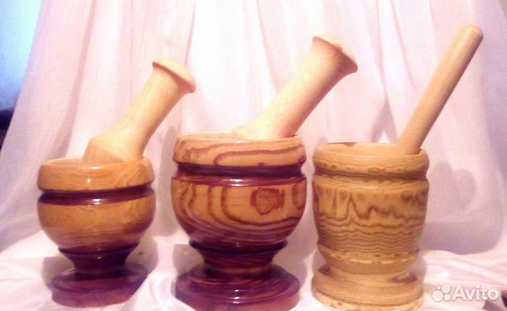 Ступка можжевеловая в ассортименте