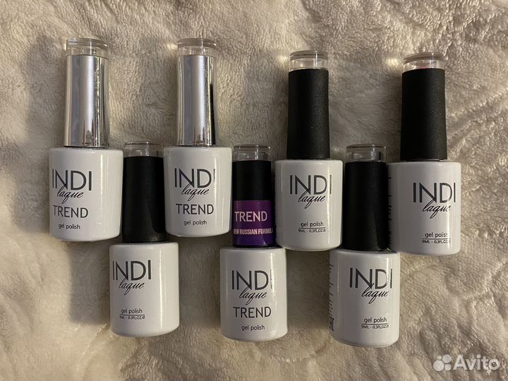 Набор гель лаков runail indi lague trend 7 штук