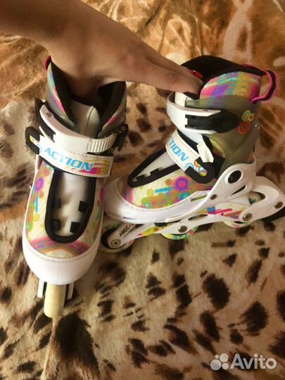 Детские ролики с защитой 26-29