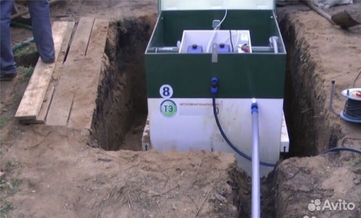 Установка септика под ключ