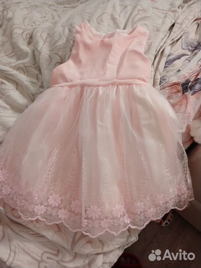 Платье в комплекте с плюшевым болеро