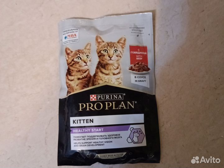 Влажный корм для кошек pro plan