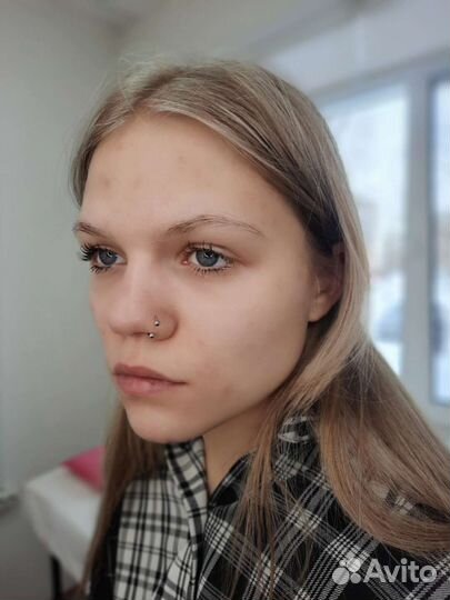 Окрашивание бровей