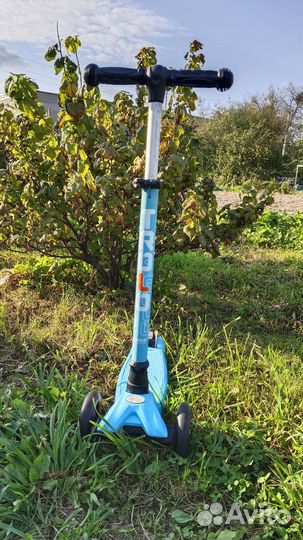 Самокат детский трехколесный trolo maxi