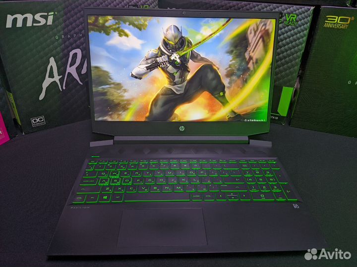 Ноутбук Ryzen 5 3550h 32GB SSD 512GB GTX 1650 4GB