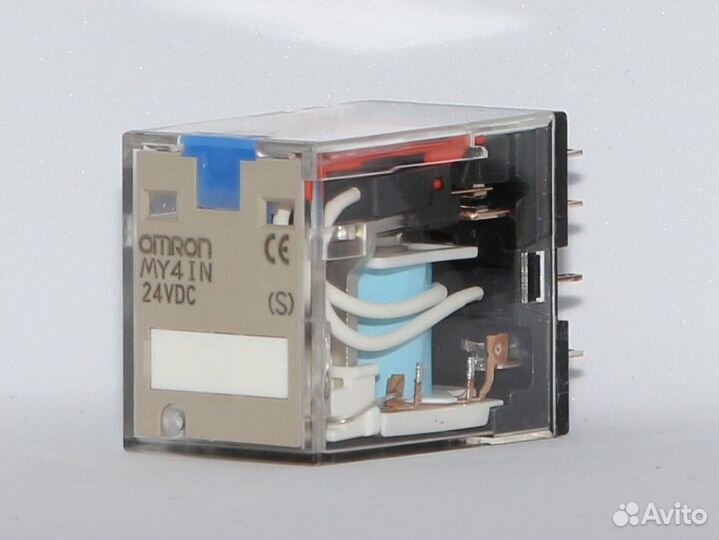 5шт. Omron MY4IN 24DC (S) + колодки на рейку
