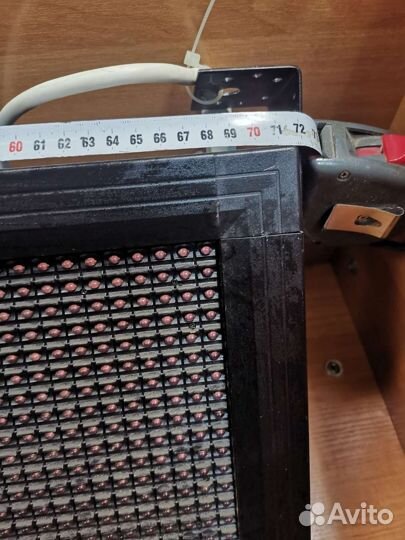 Электронное табло led 72x24 см