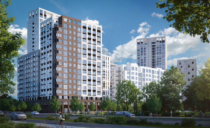 2-к. квартира, 55,3 м², 3/25 эт.