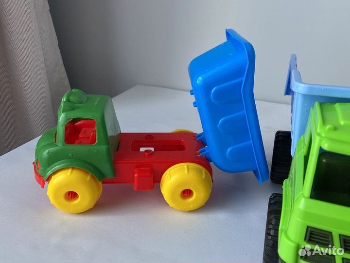 Игрушки машинки самосвалы карьерный 2 шт грузовики