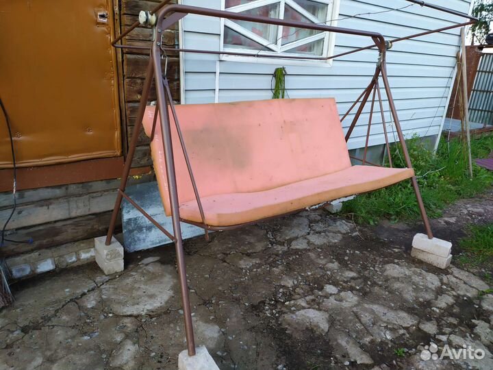 Садовые качели бу