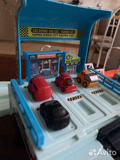 Автотрек с машинками