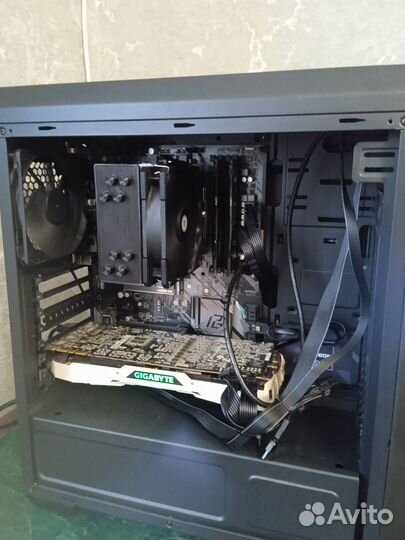 Игровой пк ryzen 5 5500, gigabyte gtx 1080 ti