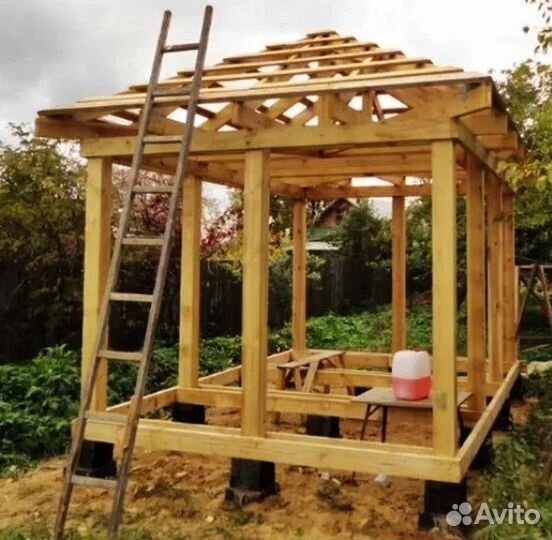 Беседка садовая шатер