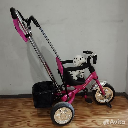 Трехколесный велосипед с родительской ручкой