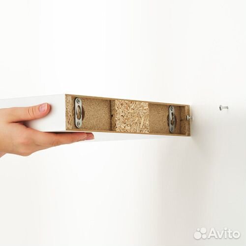 Полка настенная IKEA lack 30*26 см Розовая
