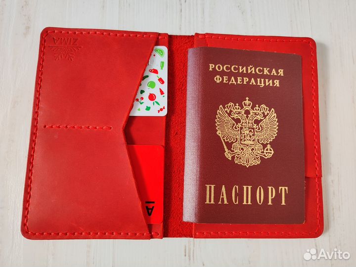 Обложка для паспорта ручная работа