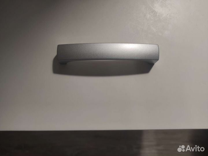 Ручка-скоба, светлый хром