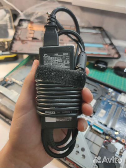 Блок питания Dell 19v 65w 3.34a