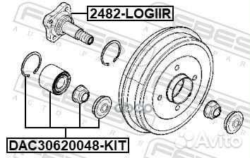 Задняя цапфа dacia: logan express (FS ), logan MCV