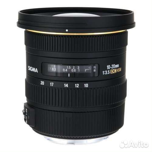 Объектив Sigma AF 10-20 mm f/3.5 EX DC HSM Canon