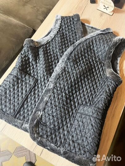Меховая жилетка