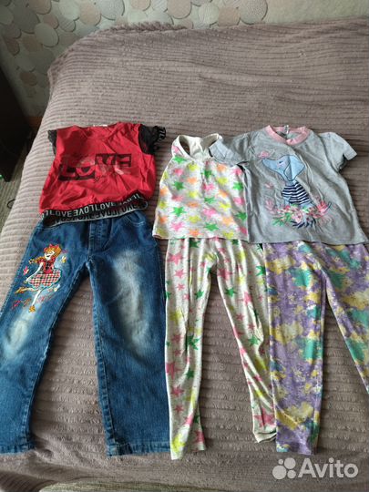 Пакет одежды для девочки 104 рост